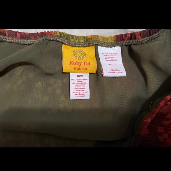 Ruby Road Woman Fall Long Skirt 16W - Picture 6 of 7